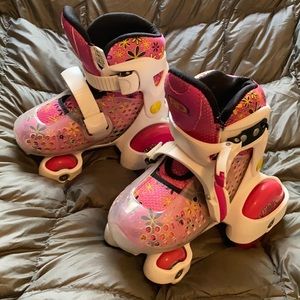 Girls Adjustable Roller Skates 7-11